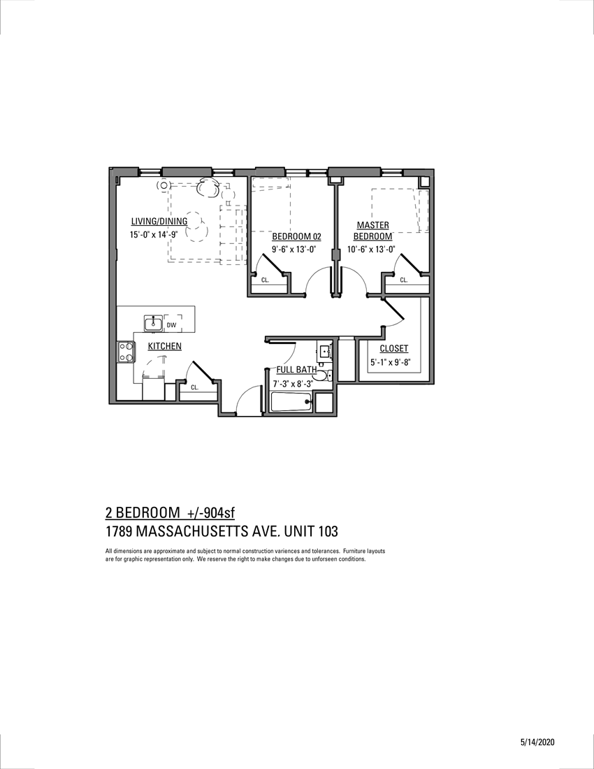 1789 MASSACHUSETTS , UNIT 103